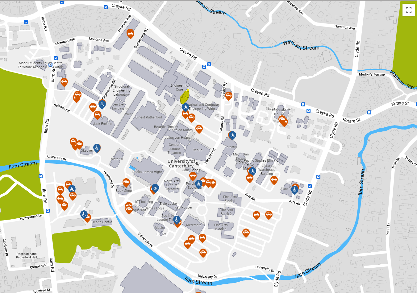 University Of Kent Canterbury Campus Map